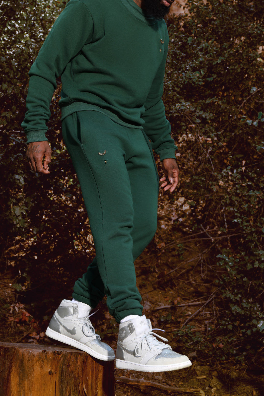 SIDE DRAWSTRING FOREST SWEATPANTS